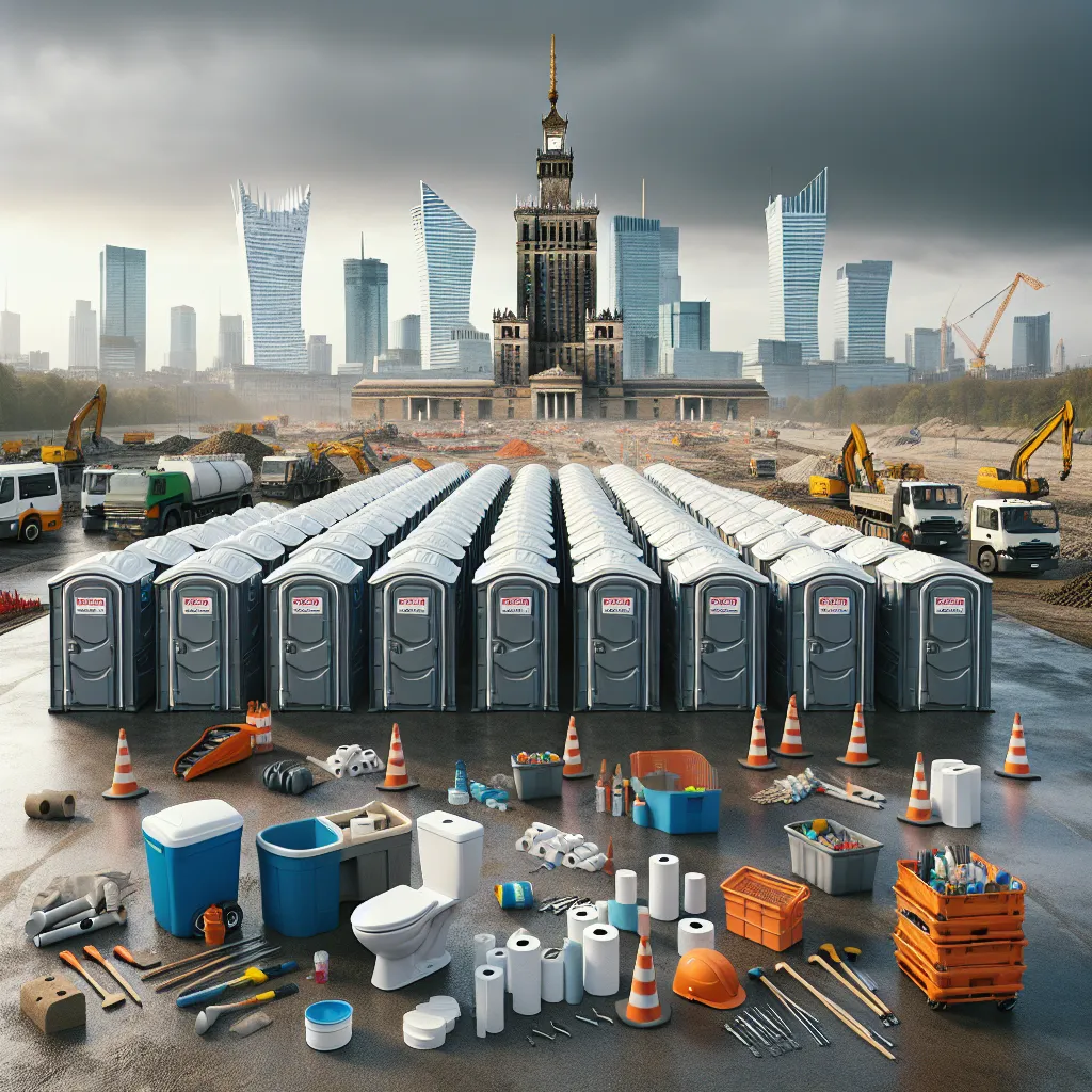 Wynajem toalet przenośnych w Warszawie – komfort i higiena na budowie